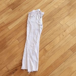 31 waist Kensie jeans vintage luxe pale lavender almost white